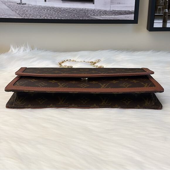 LOUIS VUITTON MONOGRAM POCHETTE DAM GM CLUTCH HANDBAG - Picture 5 of 15